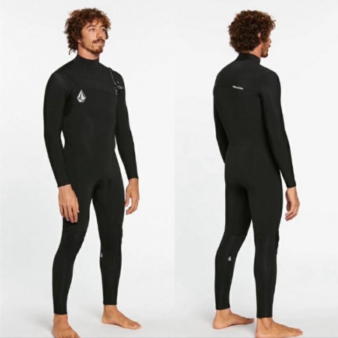 M 美品　ボルコム　3mm メンズ　ウェットスーツ　ブラック　黒 ジャーフル