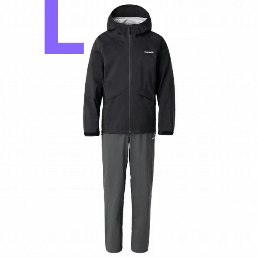 ほぼ未使用｜SHIMANO RA-005V ブラック レインウェア L