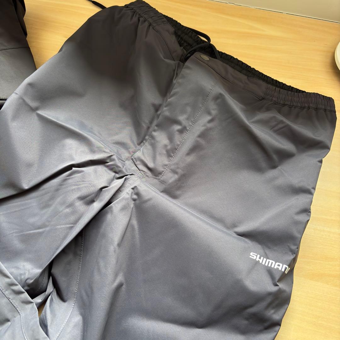 ほぼ未使用｜SHIMANO RA-005V ブラック レインウェア L