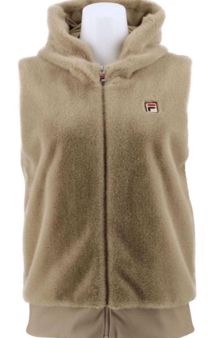 ♡美品♡FILA テニスウェア レディースベスト VL2561 ベージュ　M
