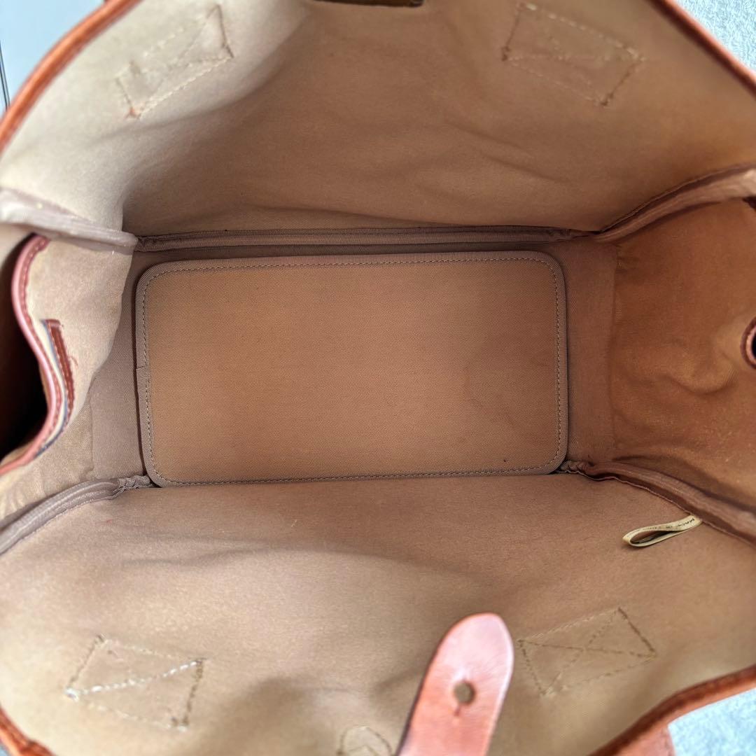 ✨️美品 ポロラルフローレン トートバッグ PVCレザー ブラックウォッチ 緑