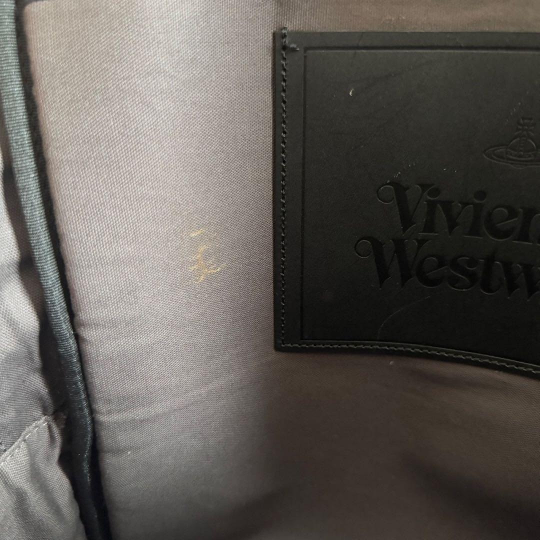 【美品】ヴィヴィアンウエストウッド オーブ リュック レザー 黒 A4可 通勤