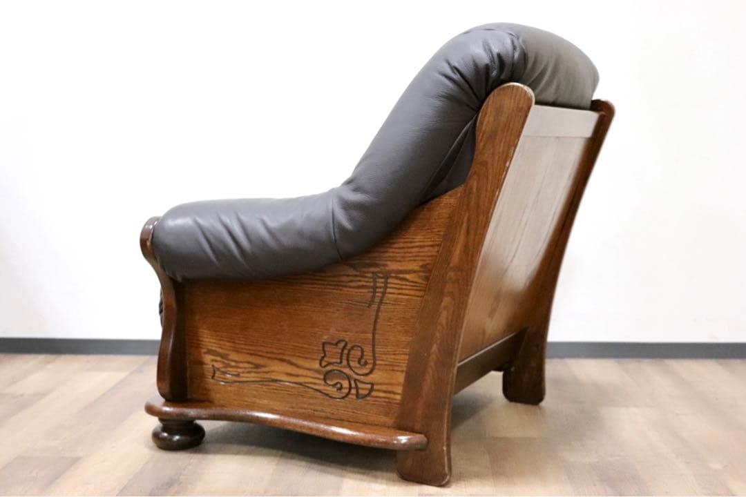 GMGT192A○オランダ製 ダッチカントリー 1人掛けソファ シングルソファ