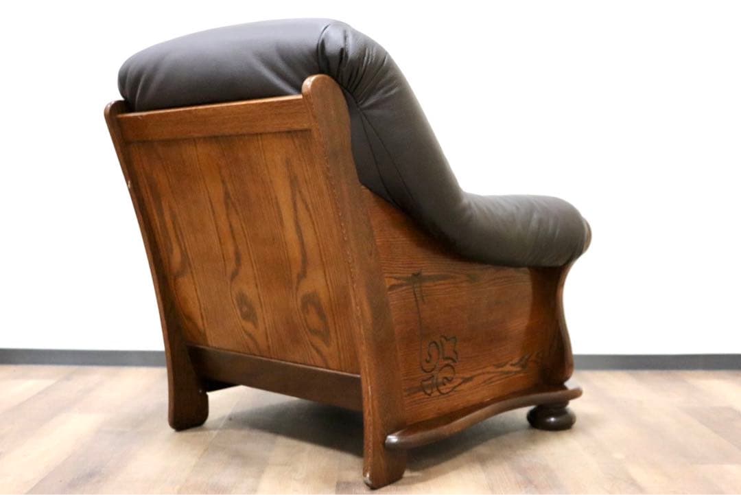 GMGT192A○オランダ製 ダッチカントリー 1人掛けソファ シングルソファ