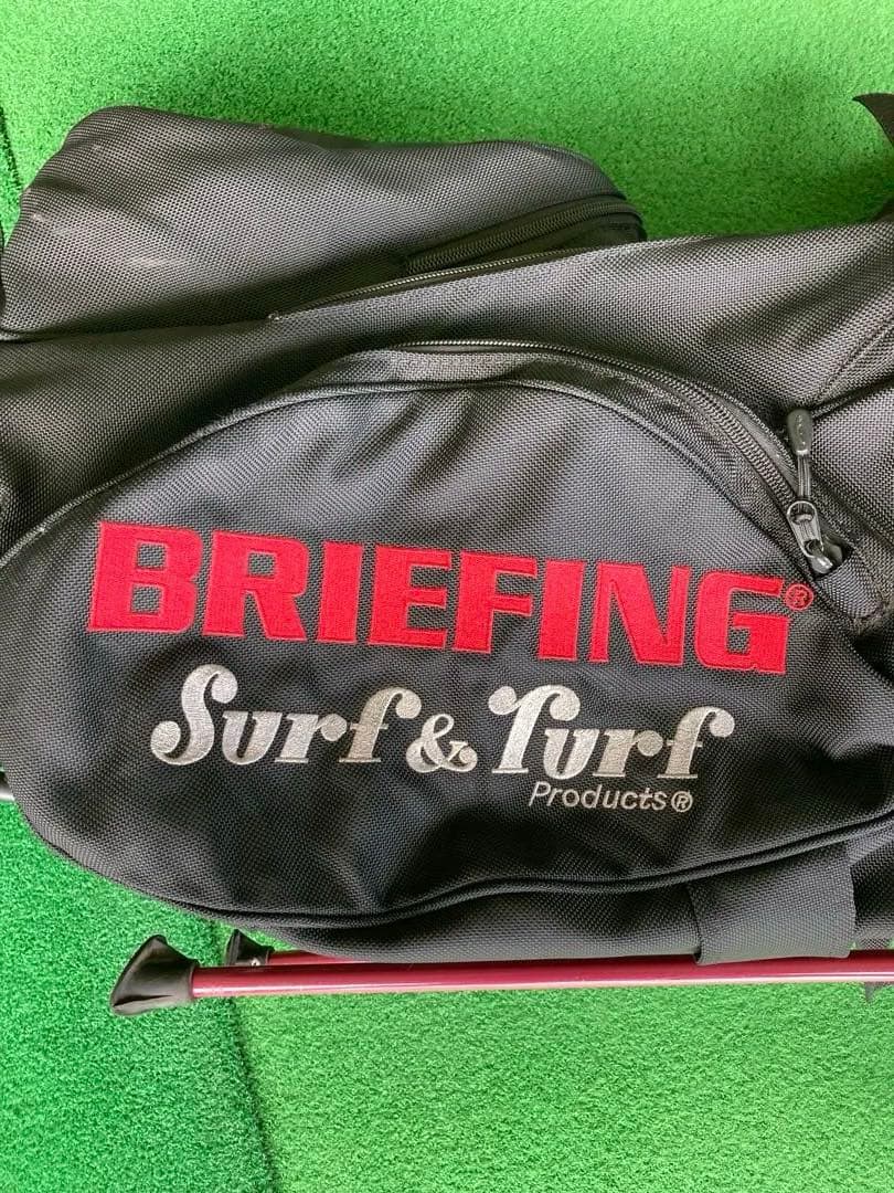 BRIEFING Surf & Turf スタンドゴルフバッグ ブラック