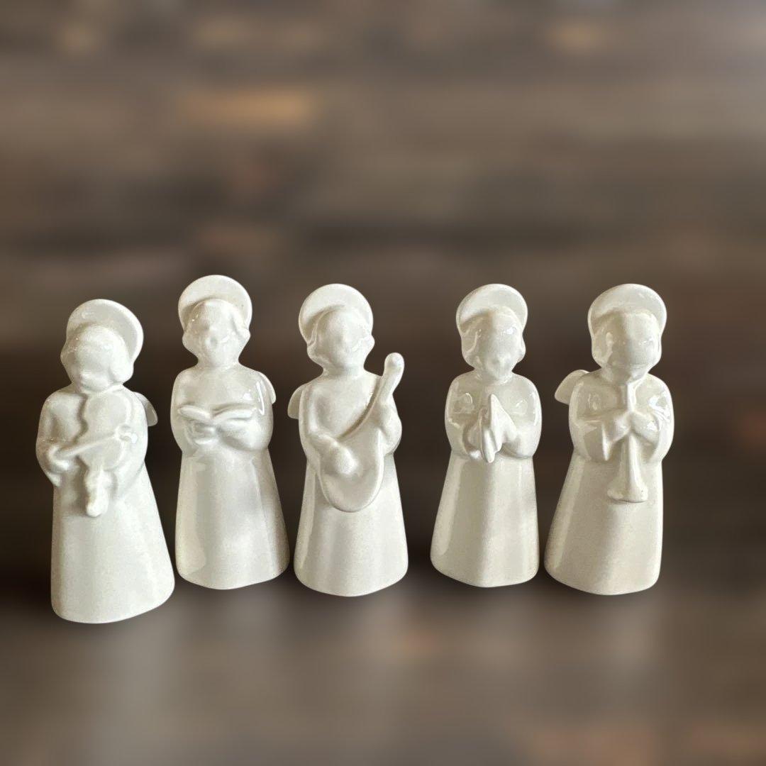 ロイヤルコペンハーゲン 5人の天使のオーケストラ　置物