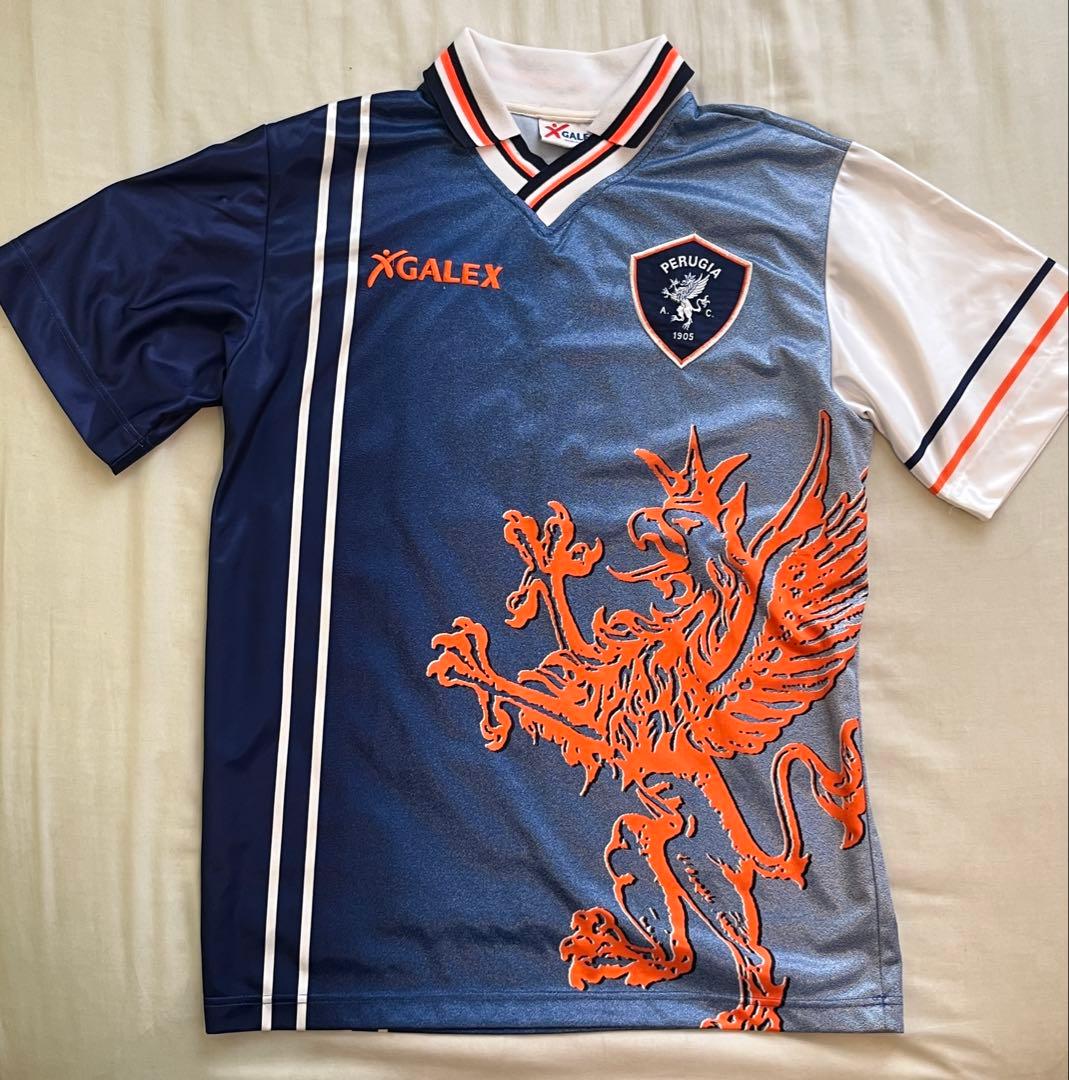 サッカー　中田英寿　ペルージャ　アウェイ　ユニフォーム　98-99