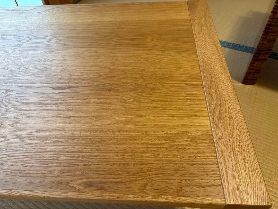 ホワイトオーク無垢材使用天板付きこたつ