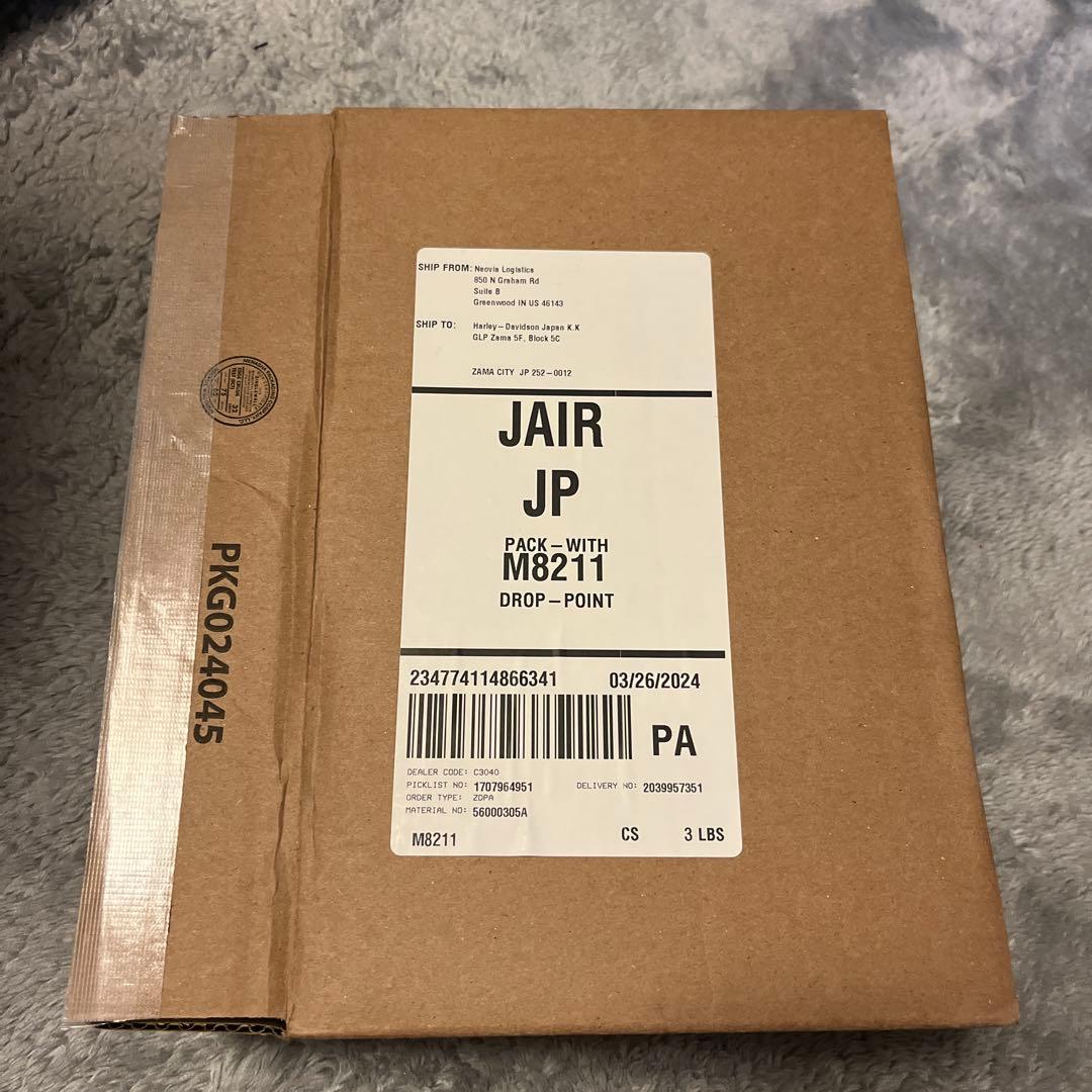 HARLEY-DAVIDSON エンパイア　ミラーセット　ブラック／シルバー