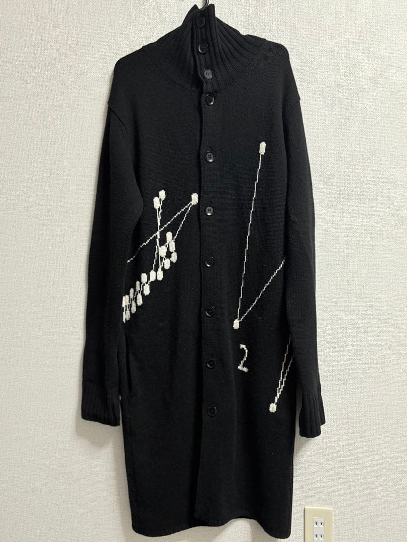 ごうgogo　ヨウジヤマモト プールオム 14AW ロングカーディガン