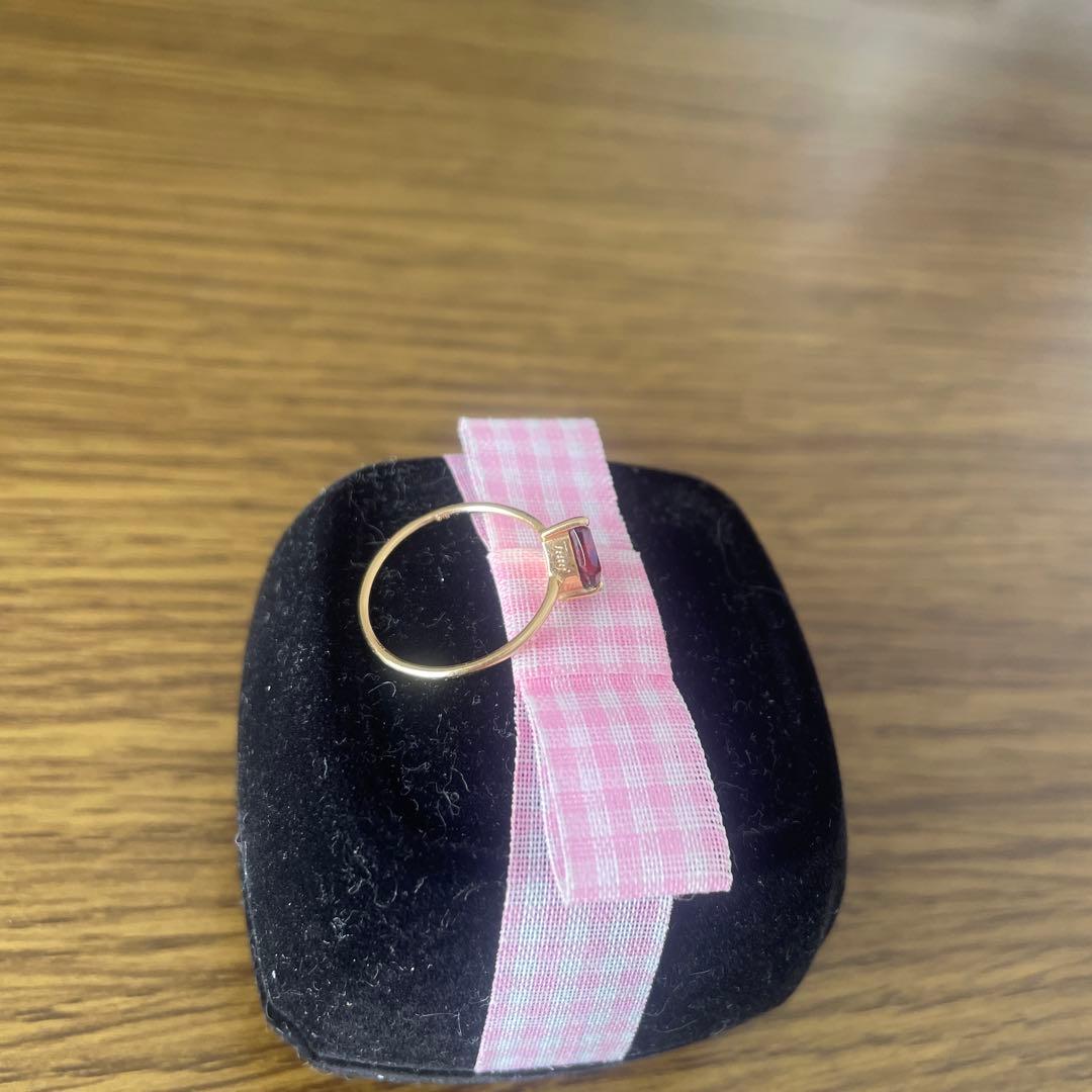 Alice in TinyRoomドロシーリング/ガーネット7号/K18