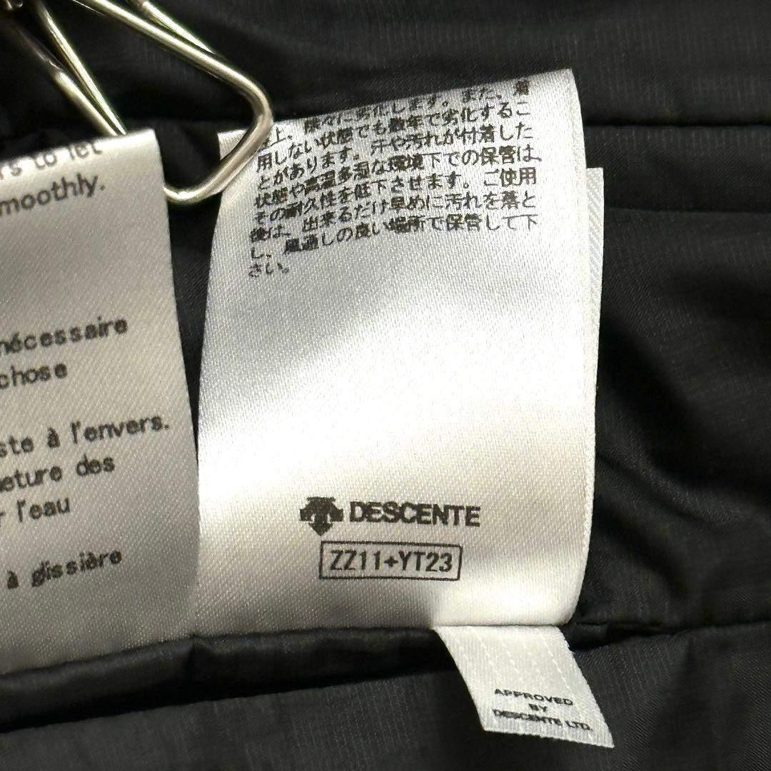 デサントオルテライン　ビショップ別注　ダウンジャケット　M グレー　フード