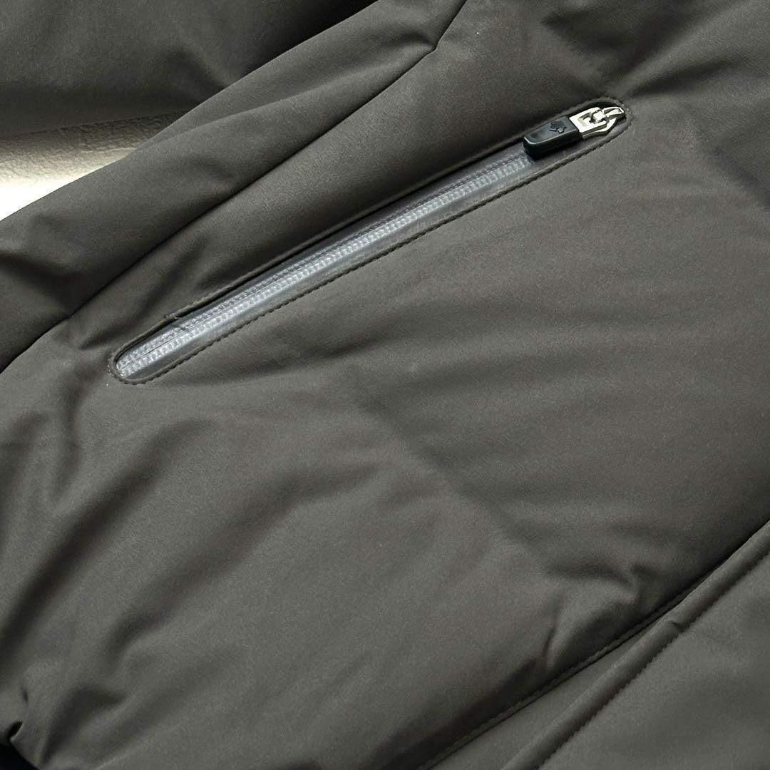 デサントオルテライン　ビショップ別注　ダウンジャケット　M グレー　フード