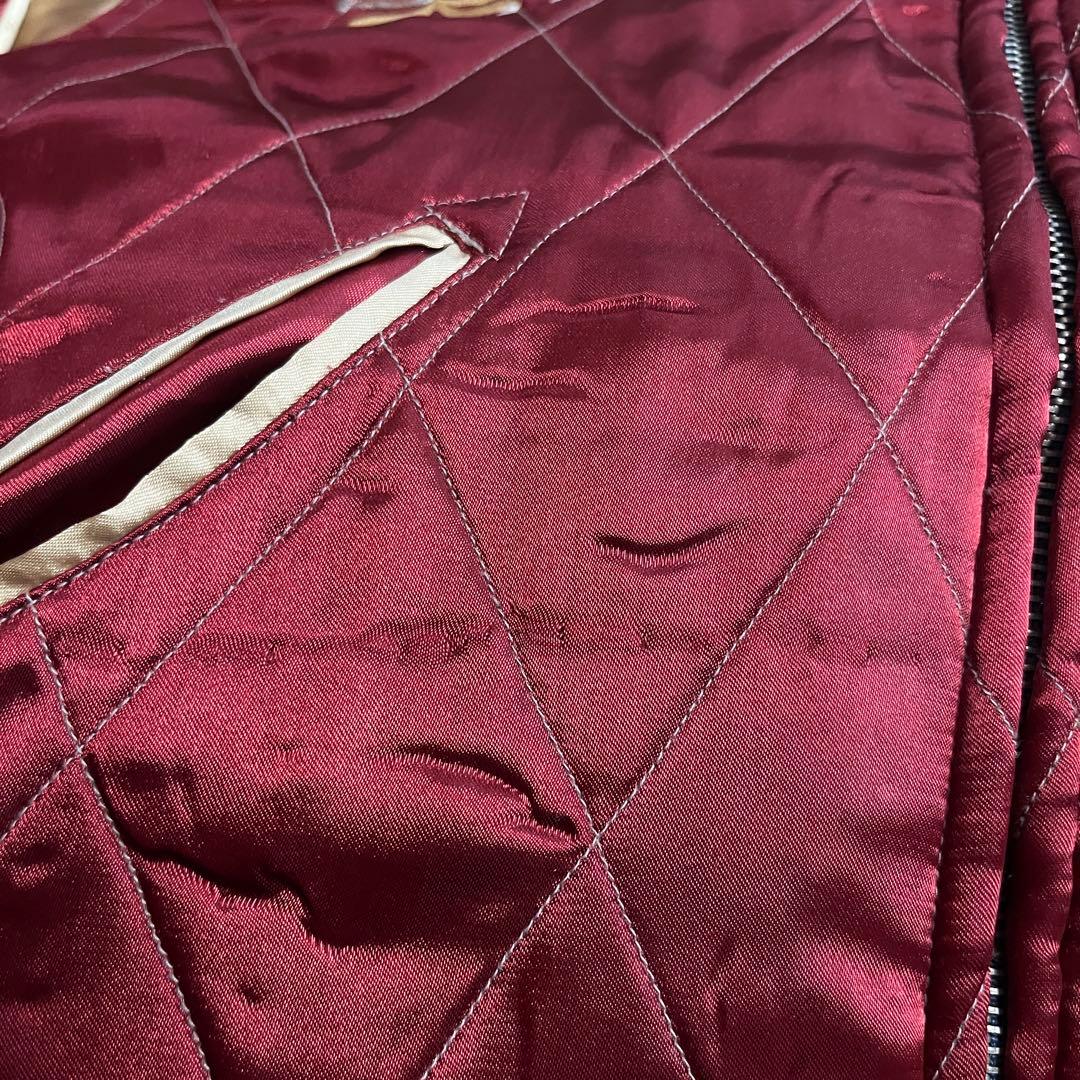 テーラー東洋 リバーシブル スカジャン ベロア×キルティング 虎 龍 鷹