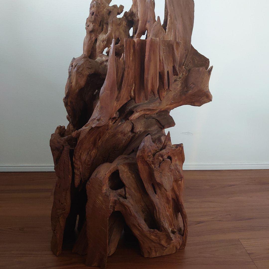 貴重 送料込み 高さ1ｍ  天然木の置物 木の洞 オブジェ インテリア