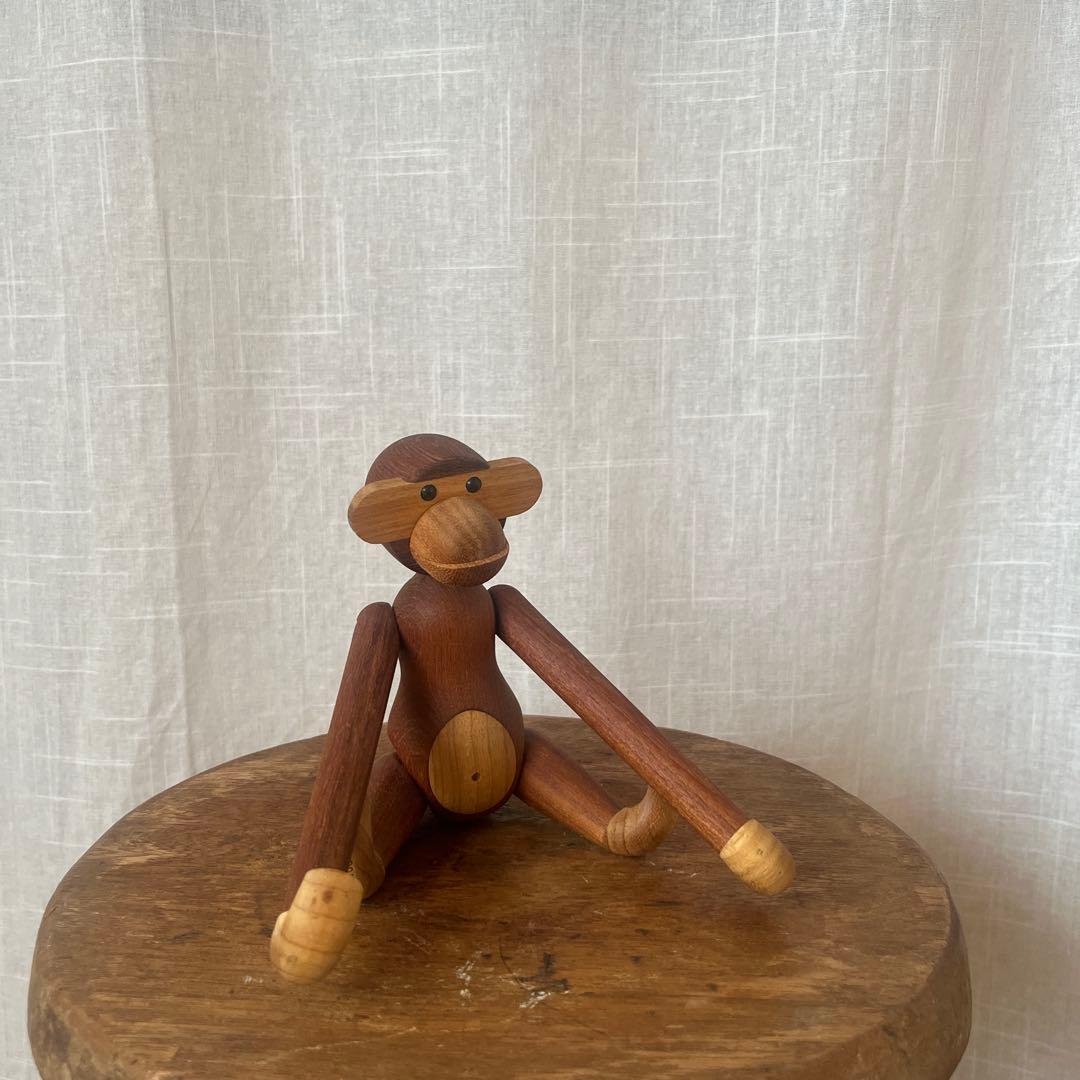 【正規品・希少】Kay Bojesen モンキー Sサイズ チーク オリジナル