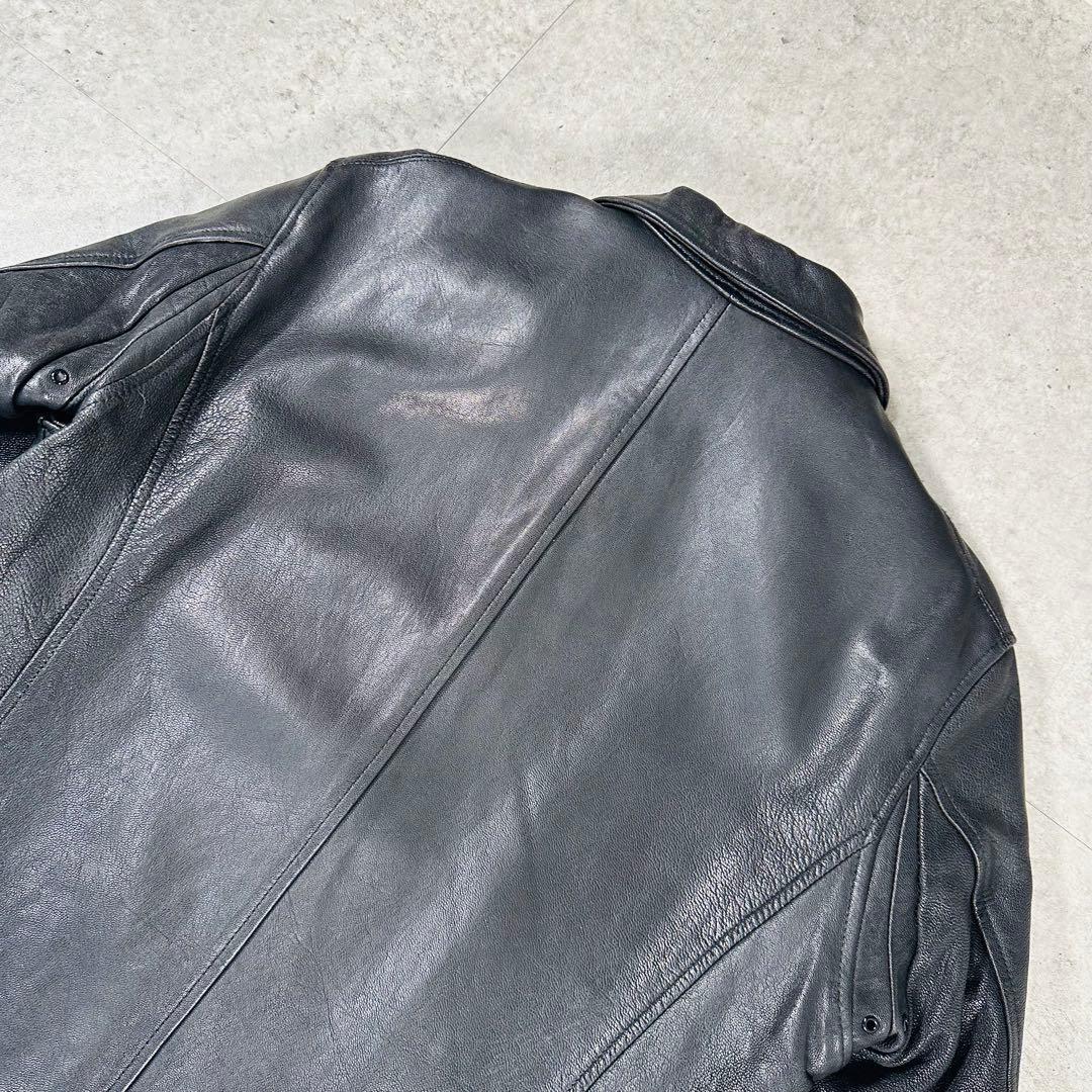 COOTIE クーティ ゴートレザージャケット ブラック サイズM