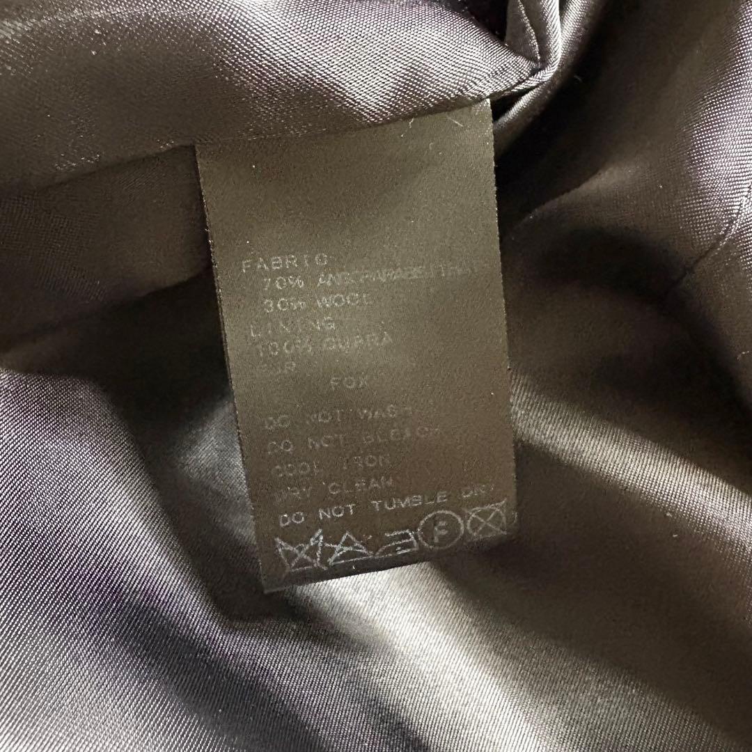 ✨美品✨ イエナ　アンゴラウールロングコート　フォックスファー取り外し可　ベルト