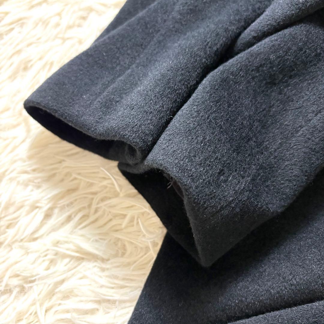 ✨美品✨ イエナ　アンゴラウールロングコート　フォックスファー取り外し可　ベルト