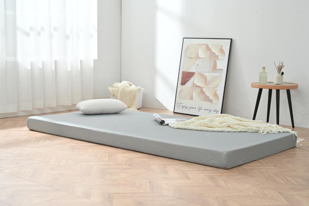 10cm高反発マットレス シングル グレー 25D 120N S