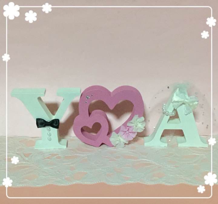 yuchan様確認用♡ウエディングバージョン・イニシャルオブジェ