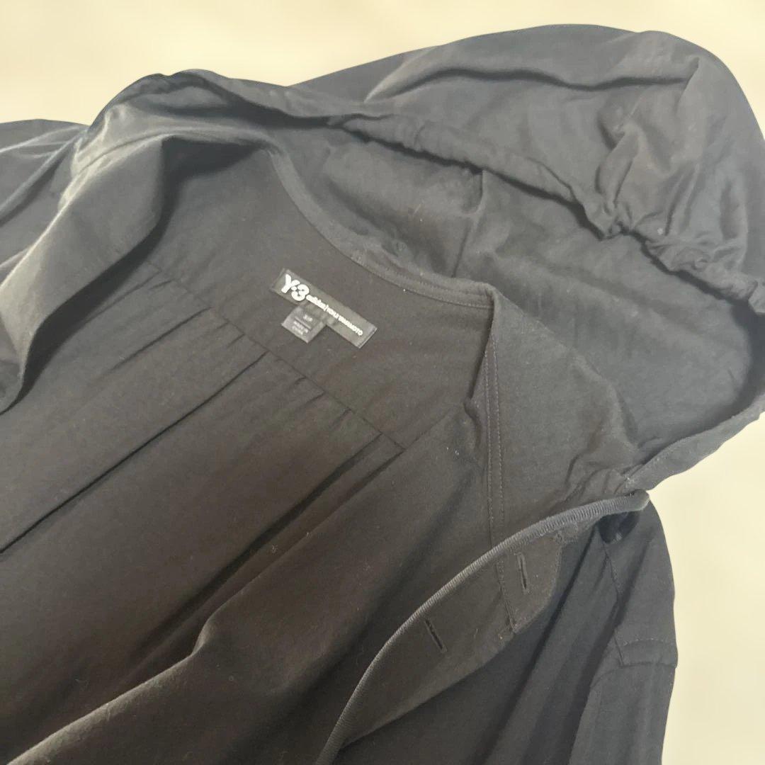 Yohji Yamamotoのadidas×Y-3のブラックロングパーカー