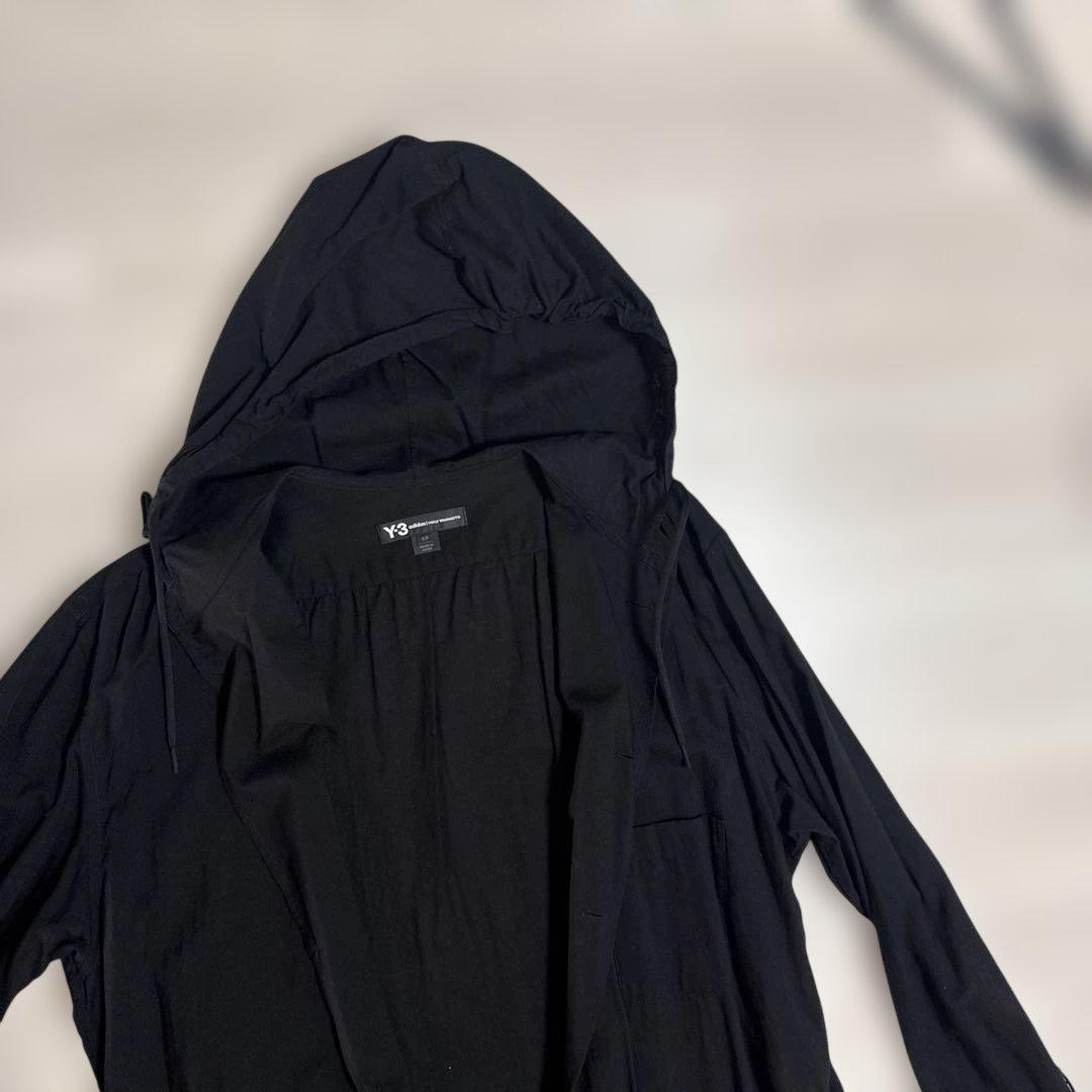Yohji Yamamotoのadidas×Y-3のブラックロングパーカー