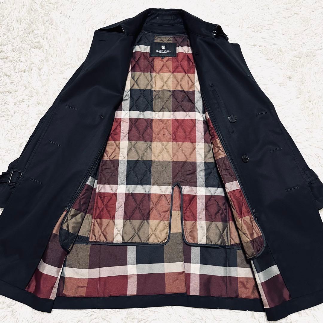 ブラックレーベルクレストブリッジ　トレンチコート　ライナー　ブラック　Ｍ