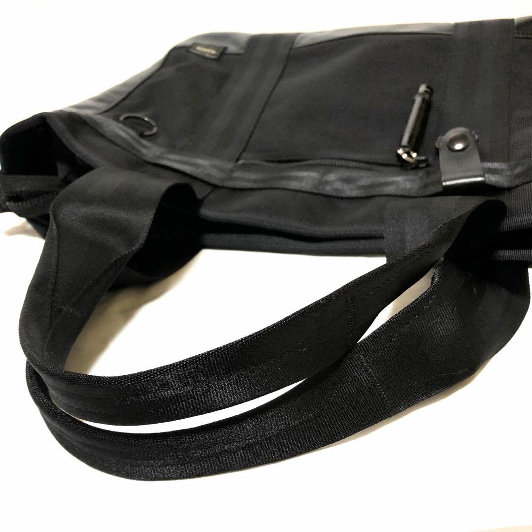 未使用級✨現行タグ ポーター ヒート トートバッグ A4可 ブラック マグライト