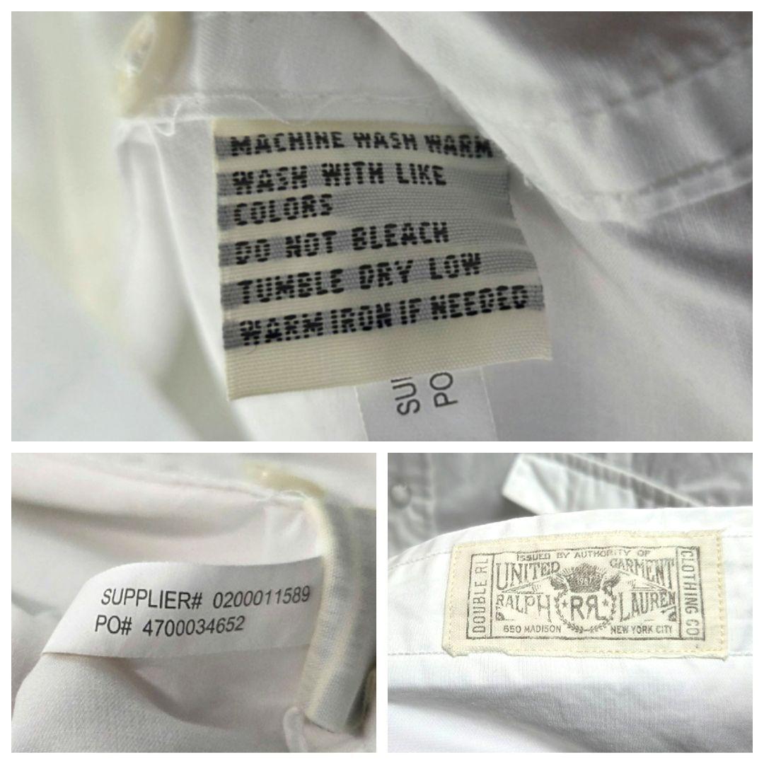 トップス RRL WESTERN SHIRTS WHITE