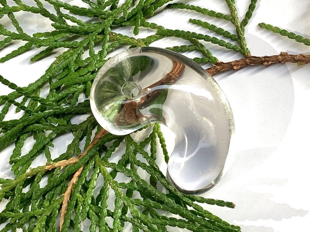 ✳黒平鉱山*茶水晶勾玉*スモーキークォーツ*煙水晶* 抜群の透明感　希少レア物‼️