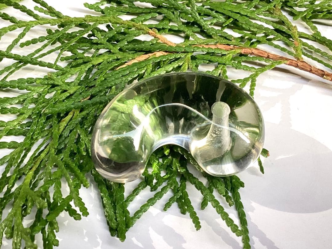 ✳黒平鉱山*茶水晶勾玉*スモーキークォーツ*煙水晶* 抜群の透明感　希少レア物‼️