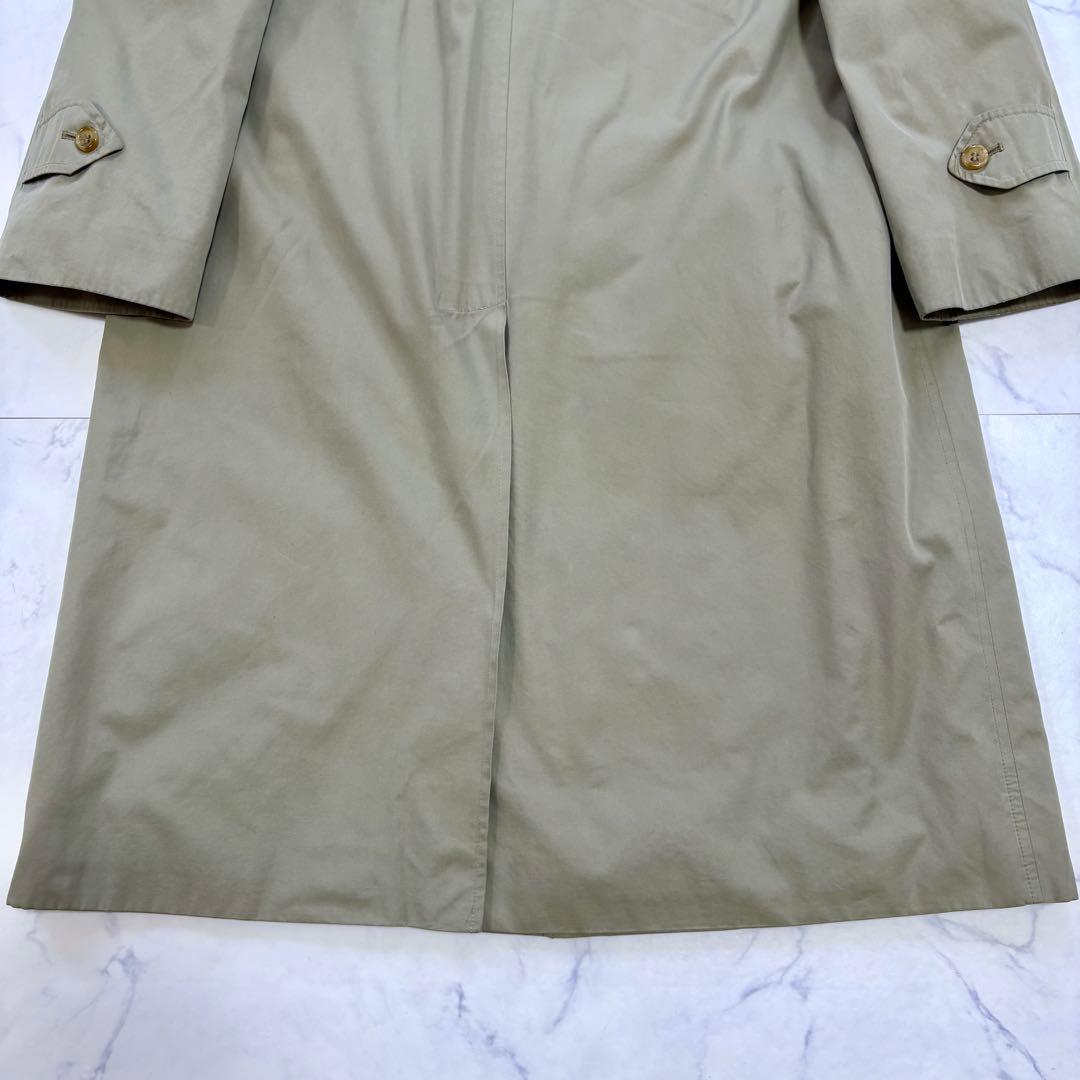 美品 BURBERRY バーバリー ステンカラーコート ノバチェック L相当