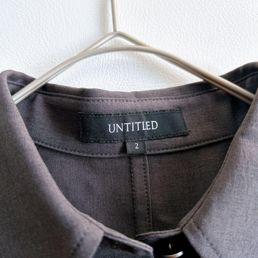 朝比奈 彩×Oggi×UNTITLED シャツカラーオールインワン　サイズ2