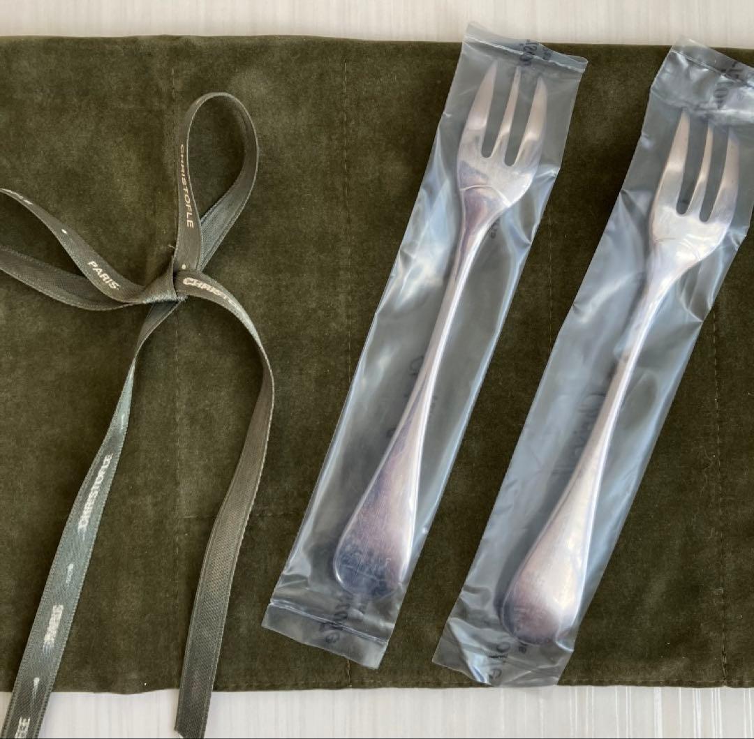 Christofleカトラリー セット 未開封　フォーク＆スプーン 2客セット