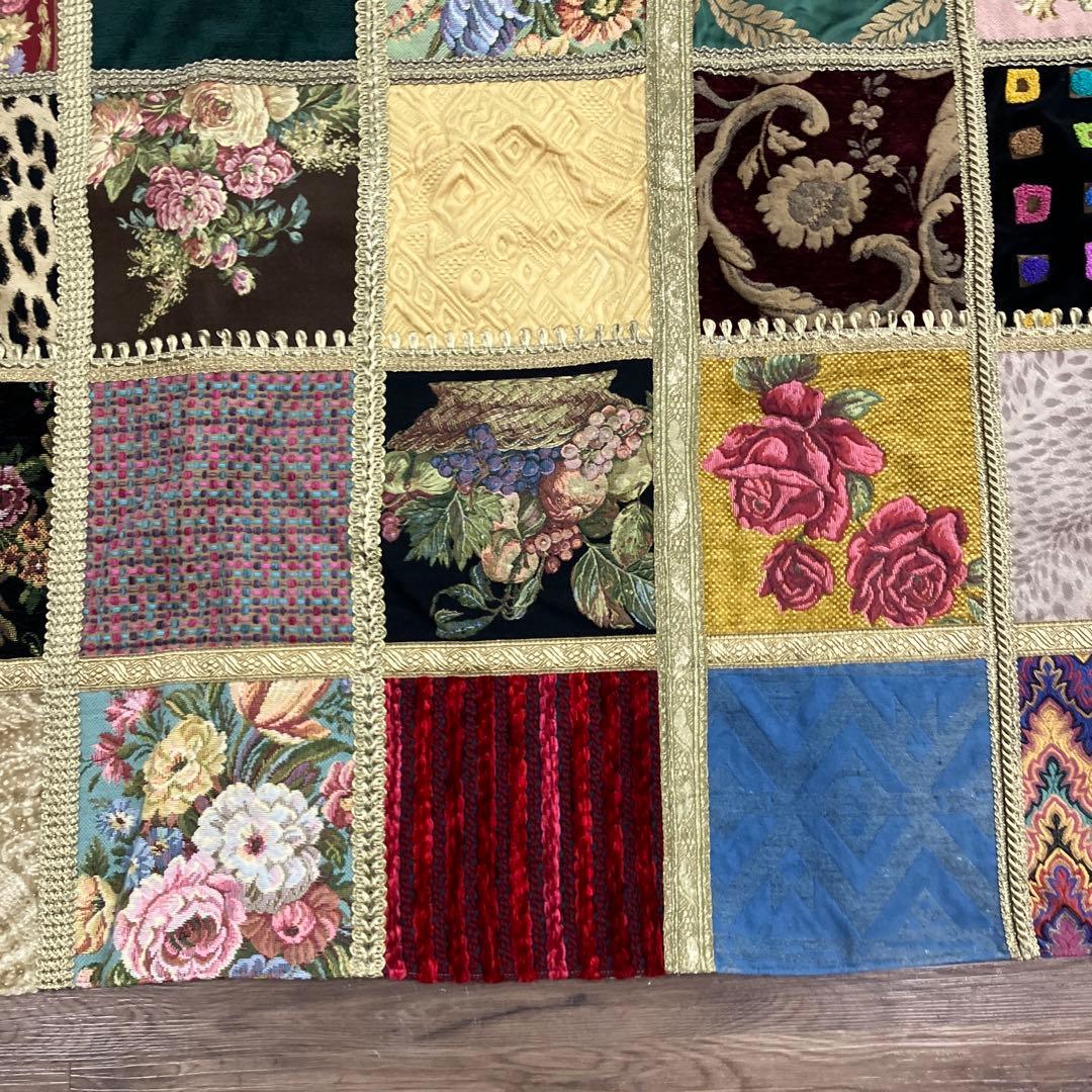 A-1 Think Bee! シンクビー マルチカバー パッチワーク ラグ