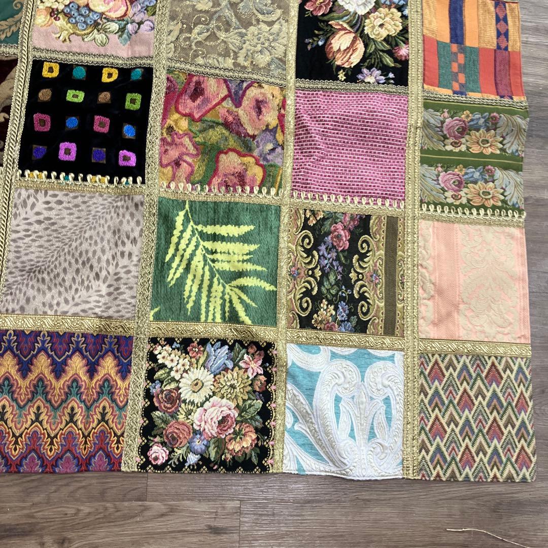 A-1 Think Bee! シンクビー マルチカバー パッチワーク ラグ