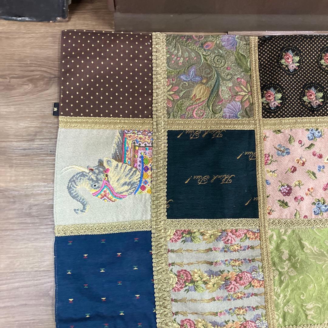 A-1 Think Bee! シンクビー マルチカバー パッチワーク ラグ