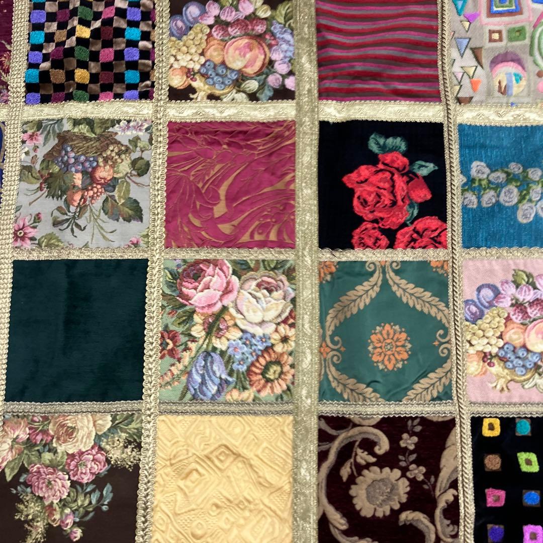 A-1 Think Bee! シンクビー マルチカバー パッチワーク ラグ