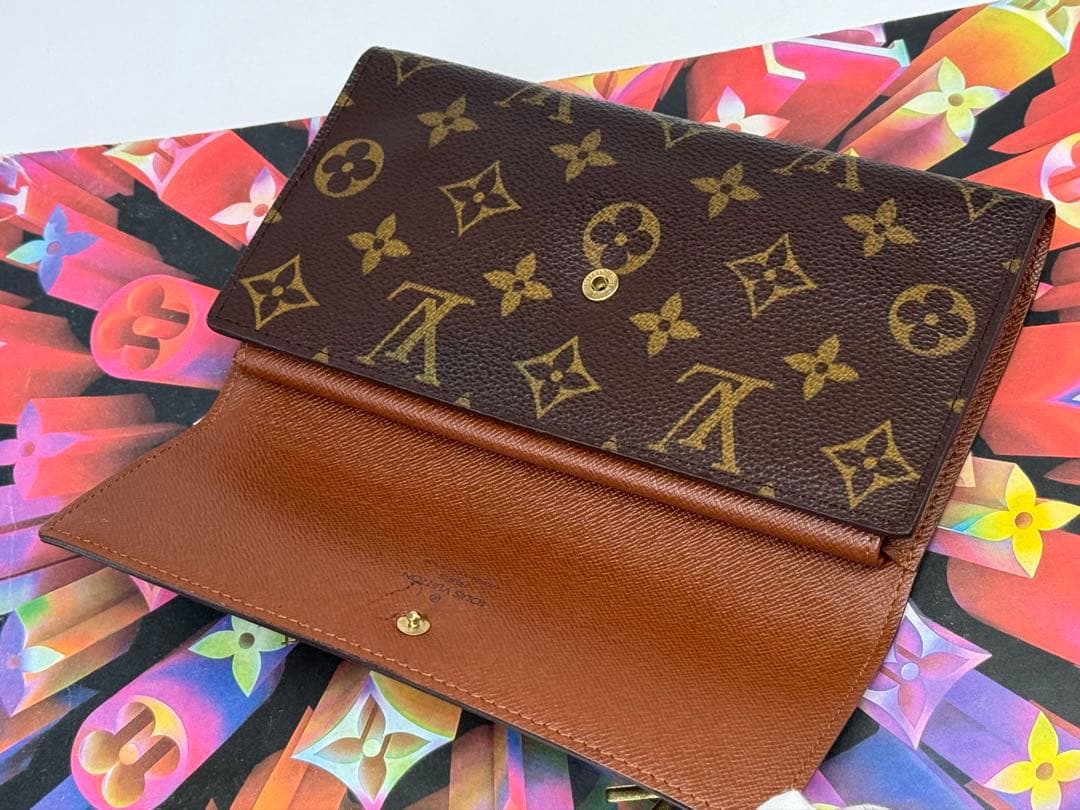 良品！LOUIS VUITTONルイヴィトン　インターナショナル長財布