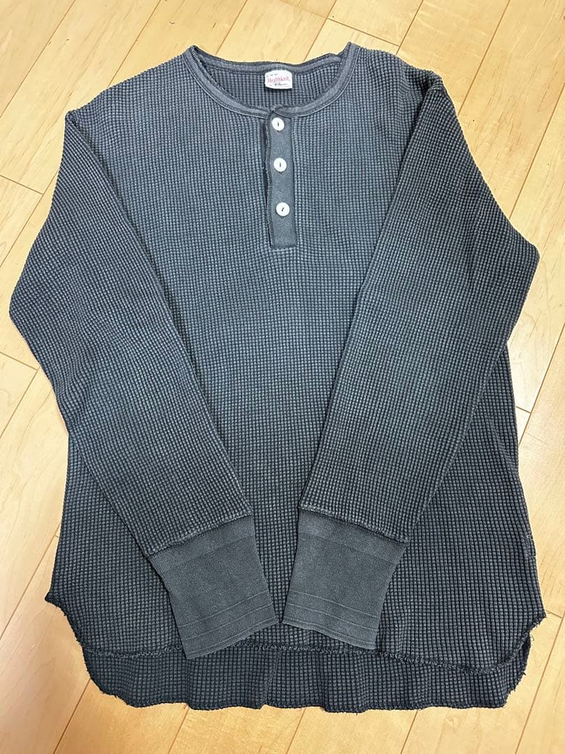 ロンハーマン ヘルスニット ヘンリーネック長袖カットソー