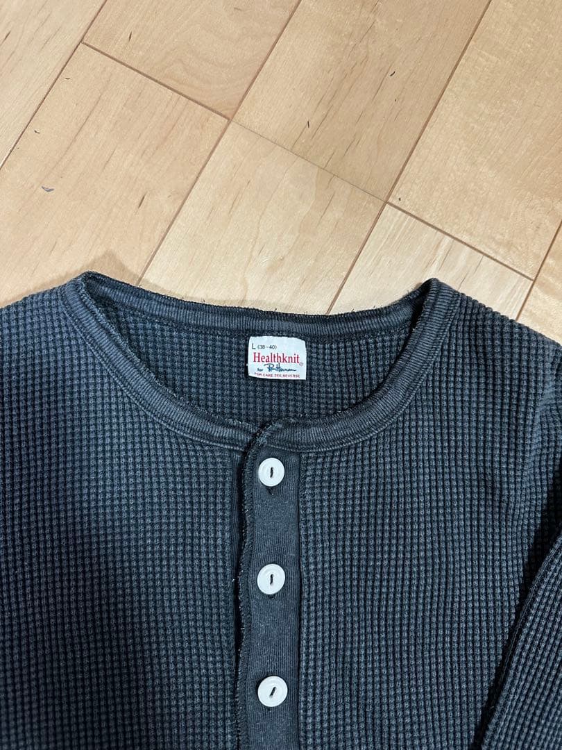 ロンハーマン ヘルスニット ヘンリーネック長袖カットソー