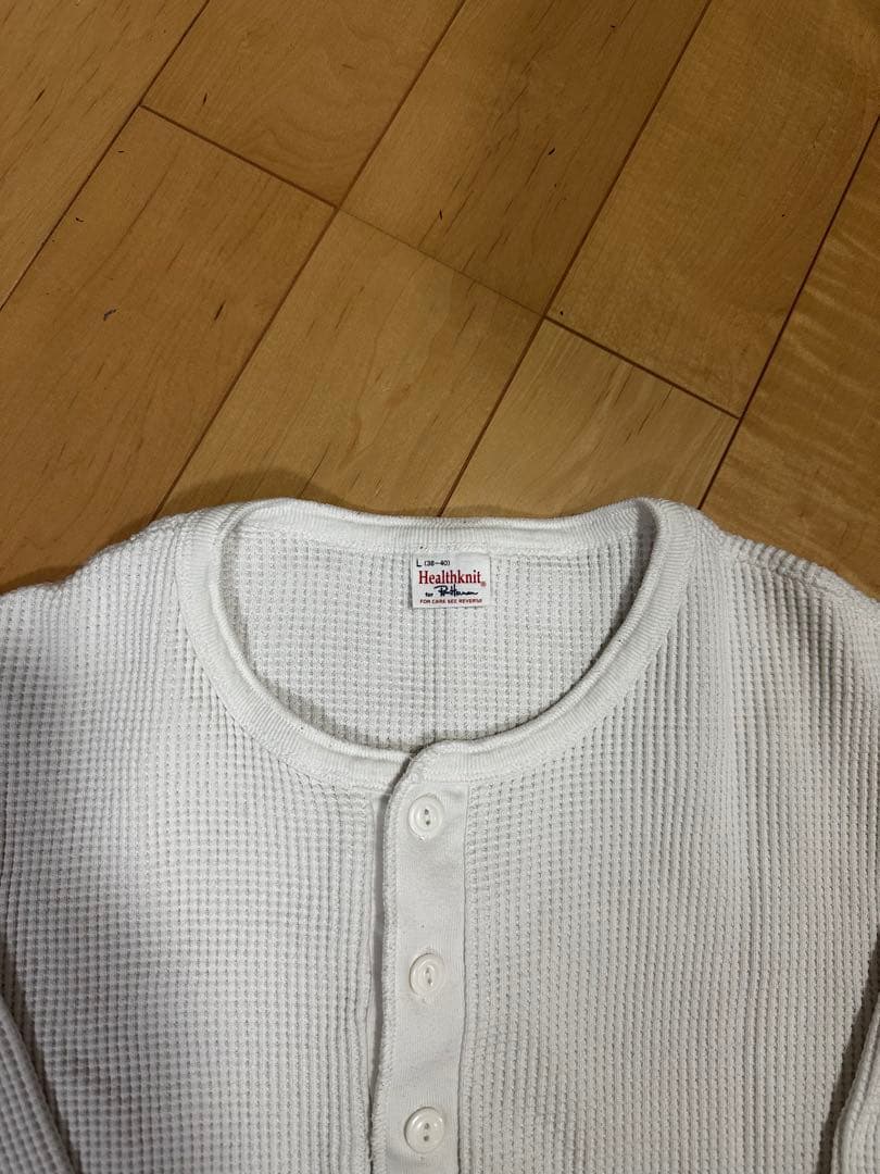 ロンハーマン ヘルスニット ヘンリーネック長袖カットソー