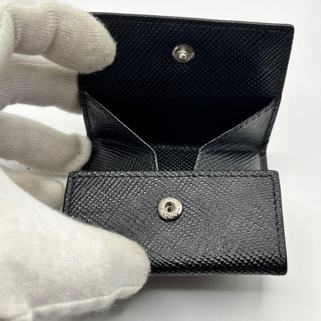 【極美品】 ケース 小銭入れ ブラック サフィアーノ