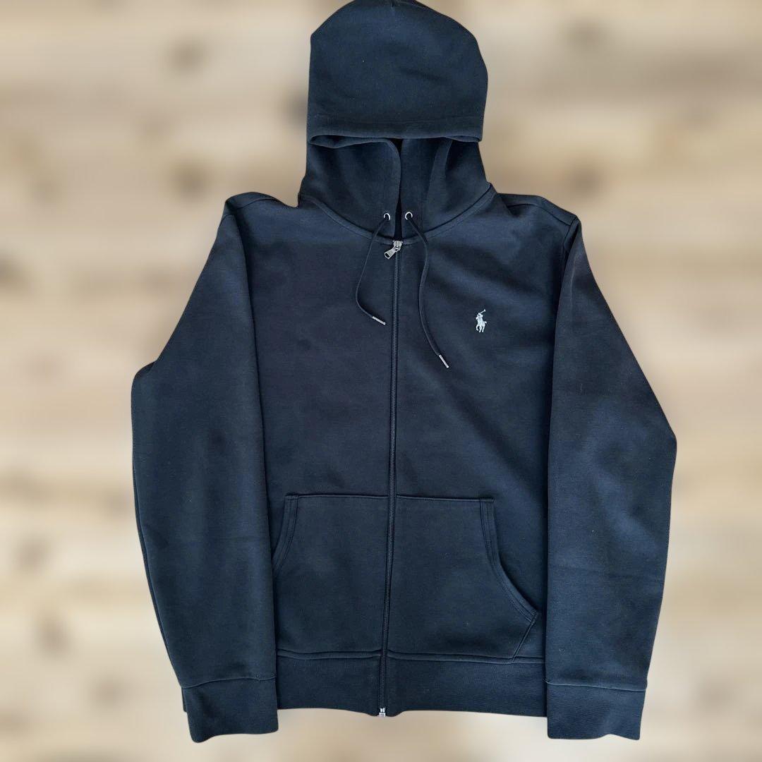 ま*た様 Polo Ralph Lauren 黒 フルジップパーカー L