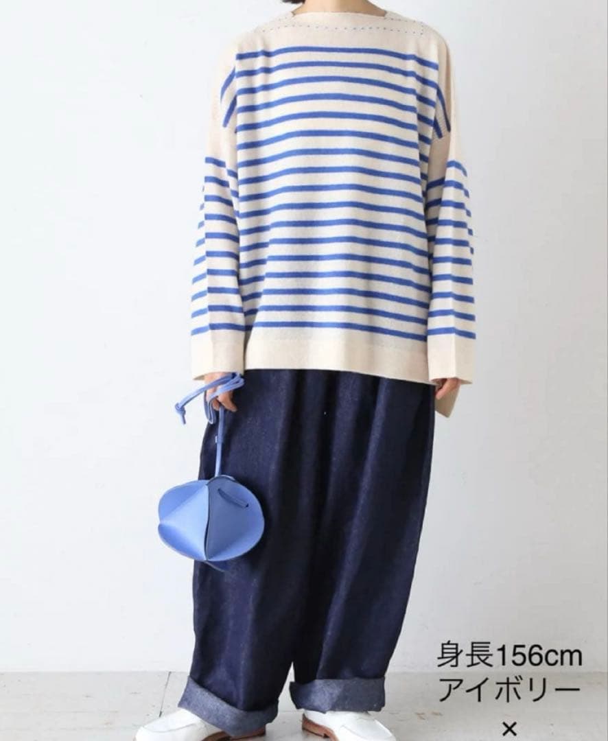 TOWAVASE バスクプルオーバー (ボートネック) 一本どり