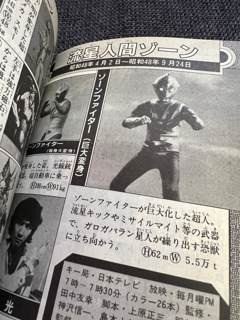 1984年初版　昭和特撮大全! 怪獣・怪人大百科 ケイブンシャ