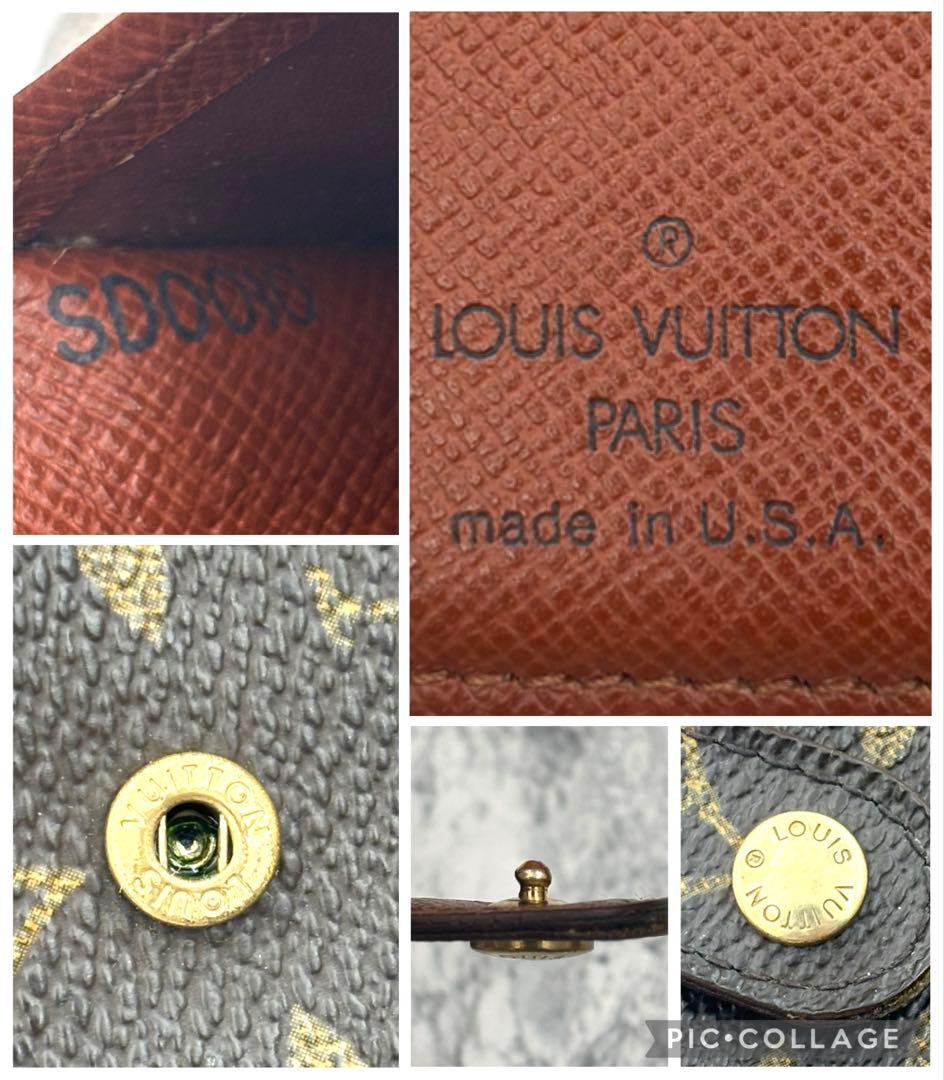 【定価の半額以下】 ルイヴィトン モノグラム ヴィエノワ がま口 折り財布