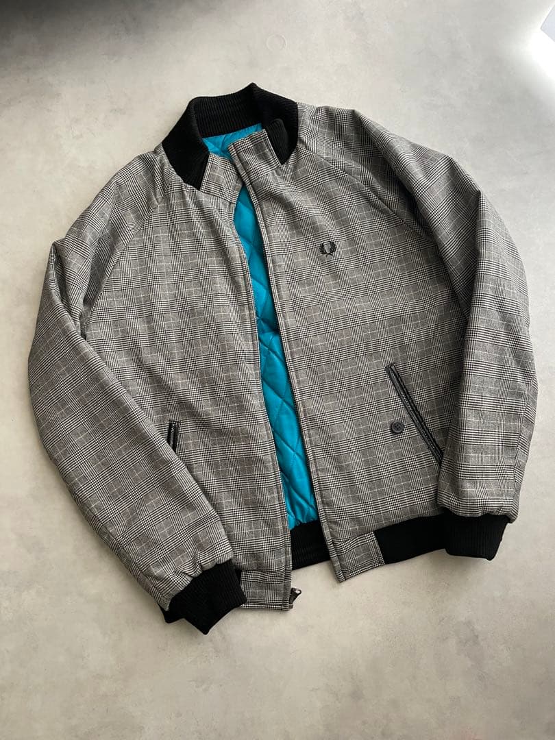 フレッドペリー チェック柄中綿ジャケット