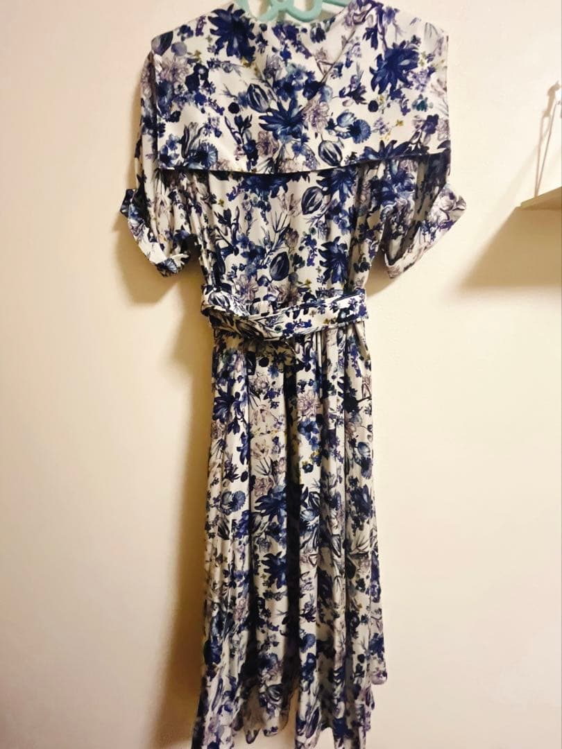 hazama はざま。 夏かしのワンピース Blue S